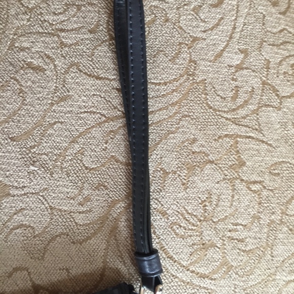 Coach Wristlet Blue Black